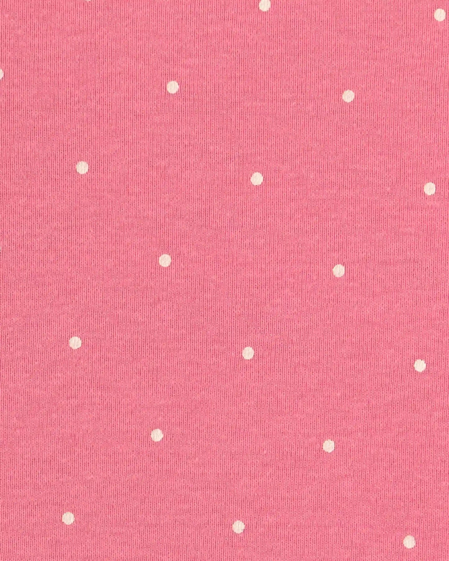 Baby Girl 3-Piece Polka Dot Chambray Long-Sleeve Dress Set - Pink/Indigo