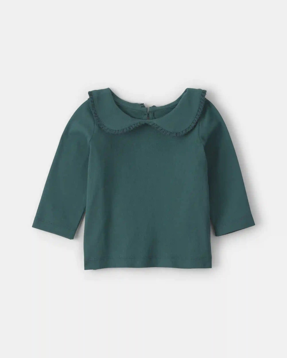 Baby Girl 3-Piece Floral Corduroy Long-Sleeve Dress Set - Green