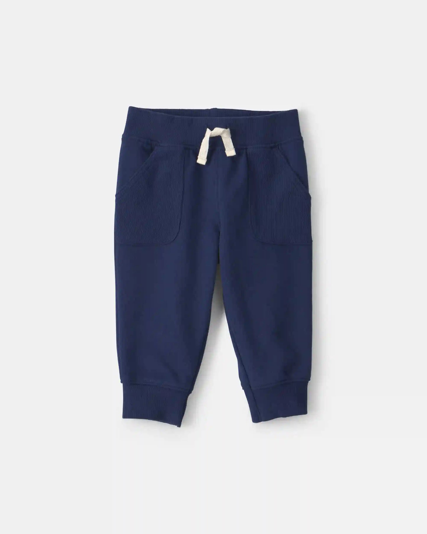 Baby Boy 3-Piece Football French Terry Layering Set - Navy Blue