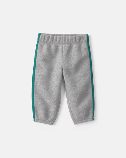 Baby Boy 3-Piece '28' Varsity Hooded Layering Set - Green
