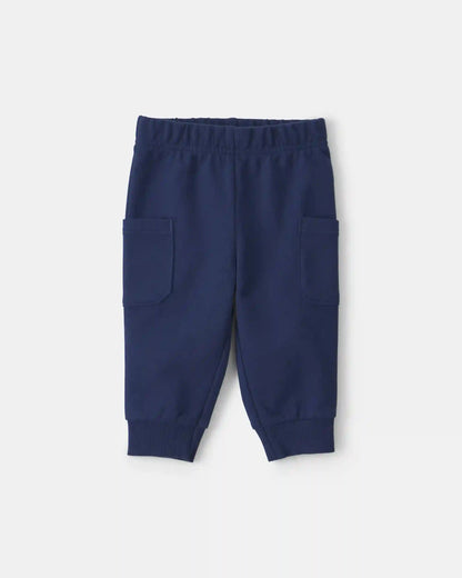 Baby Boy 3-Piece Buffalo Check Long-Sleeve Layering Set - Navy Blue