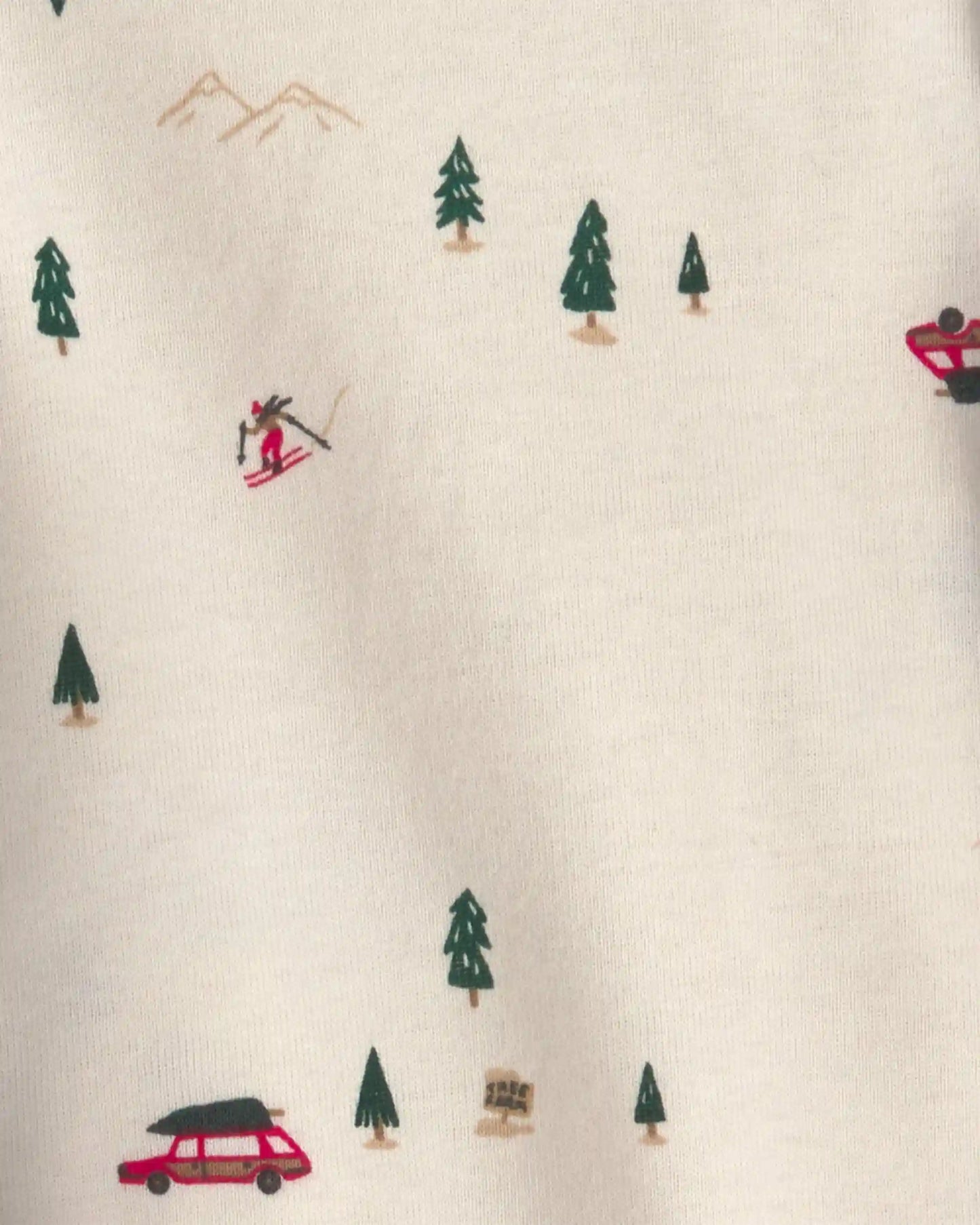 Baby Boy 3-Piece Christmas Fleece Layering Set - Red/Black/Cream