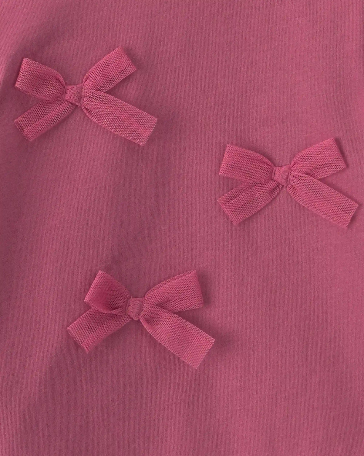 Baby Girl 2-Piece Bow Long-Sleeve Bodysuit & Pant Set - Pink