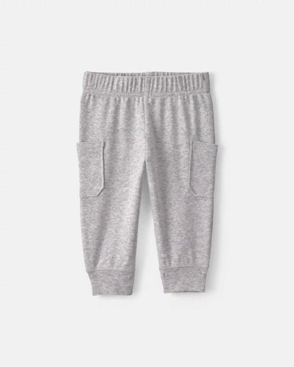 Baby Boy 2-Piece Varsity Long-Sleeve Bodysuit & Pant Set - Grey