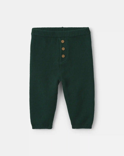 Baby Boy 2-Piece Gingerbread Long-Sleeve Top & Pant Set - Green