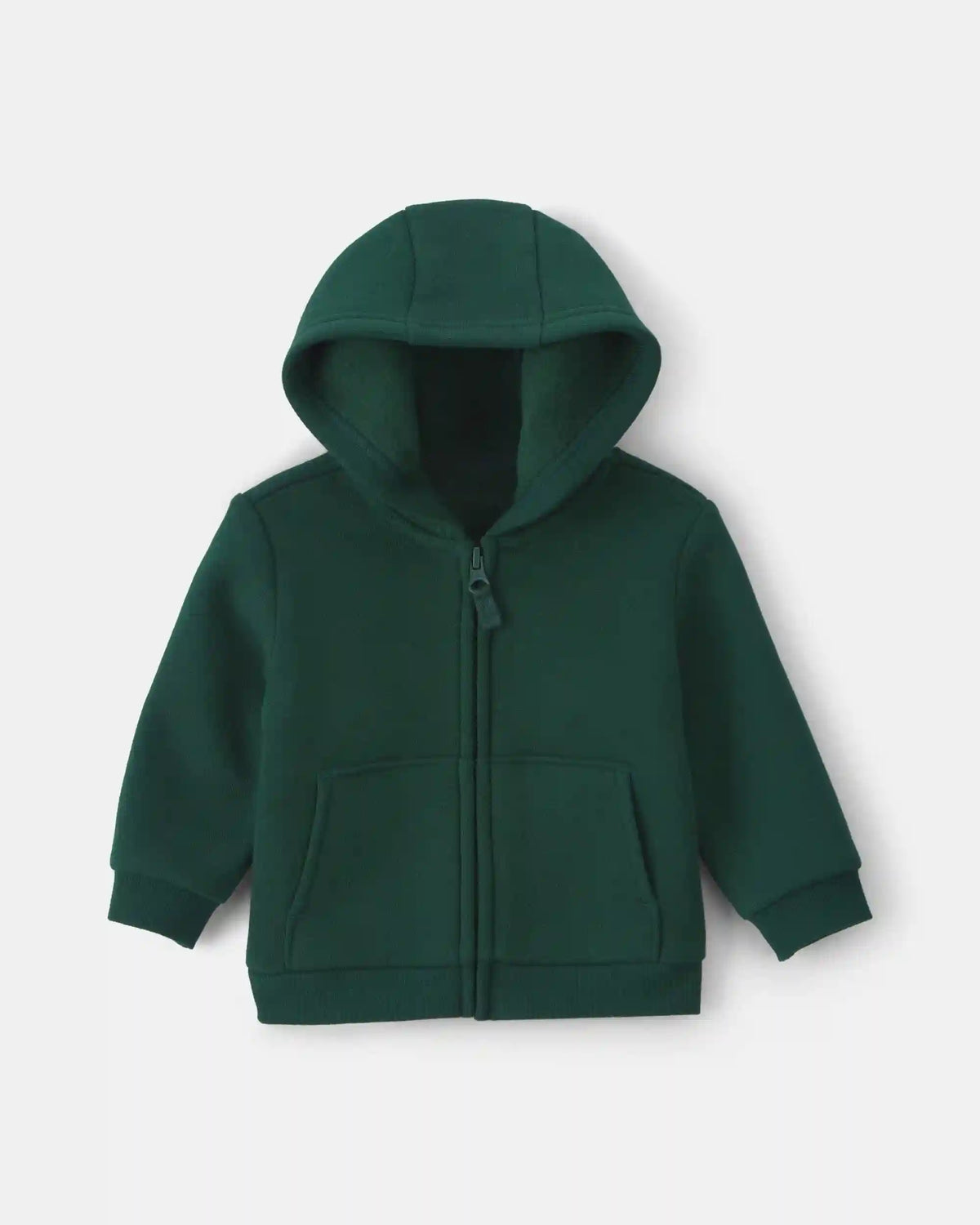 Baby Boy Fleece Zip-Up Hoodie - Green