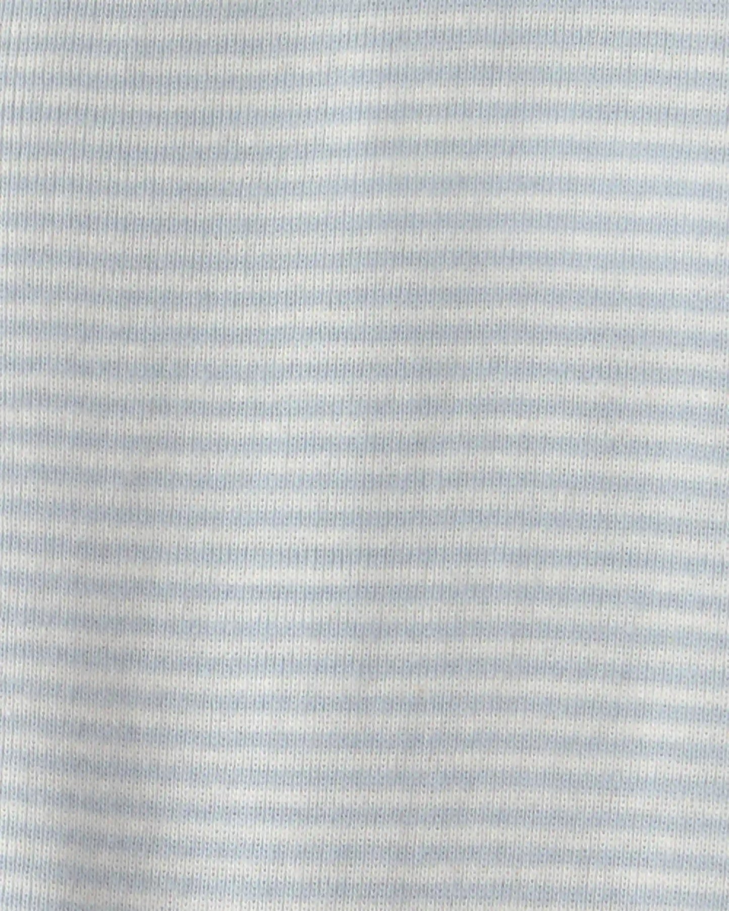 Baby Boy Striped 100% Cotton Sleep & Play Pajama - Blue