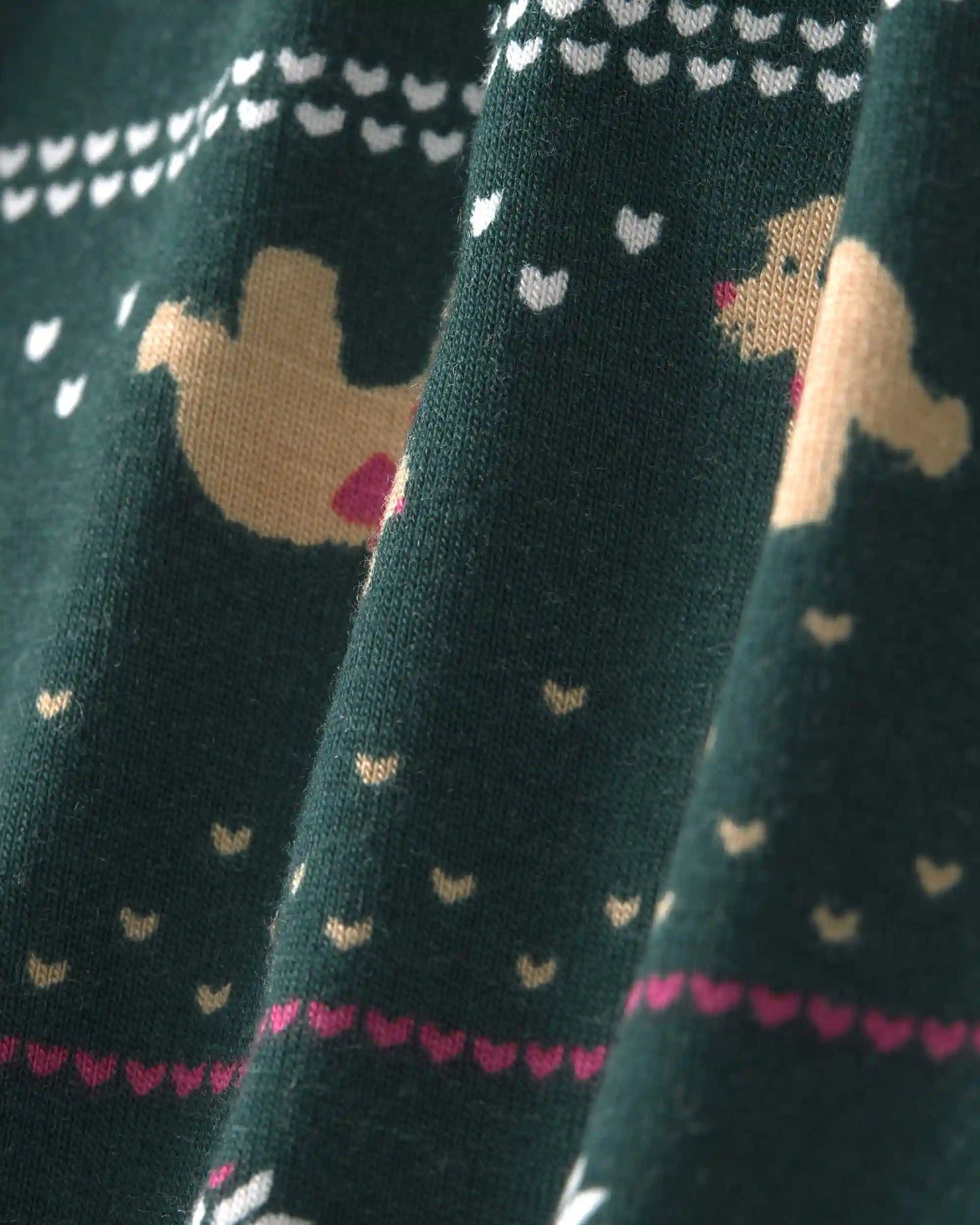 Baby Fair Isle PurelySoft™ 2-Way Zip Sleep & Play Pajamas - Green