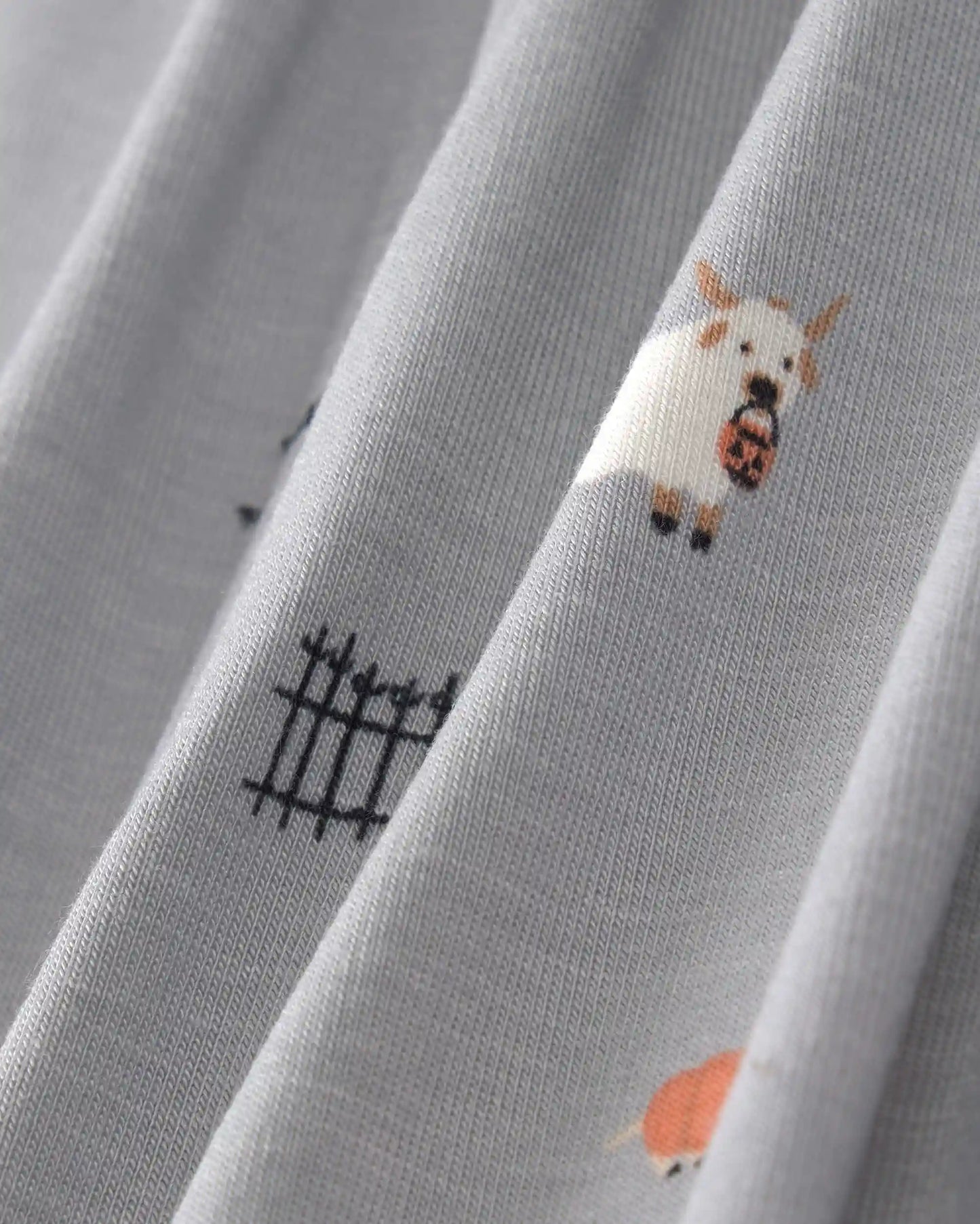 Baby Halloween PurelySoft™ 2-Way Zip Sleep & Play Pajamas - Grey