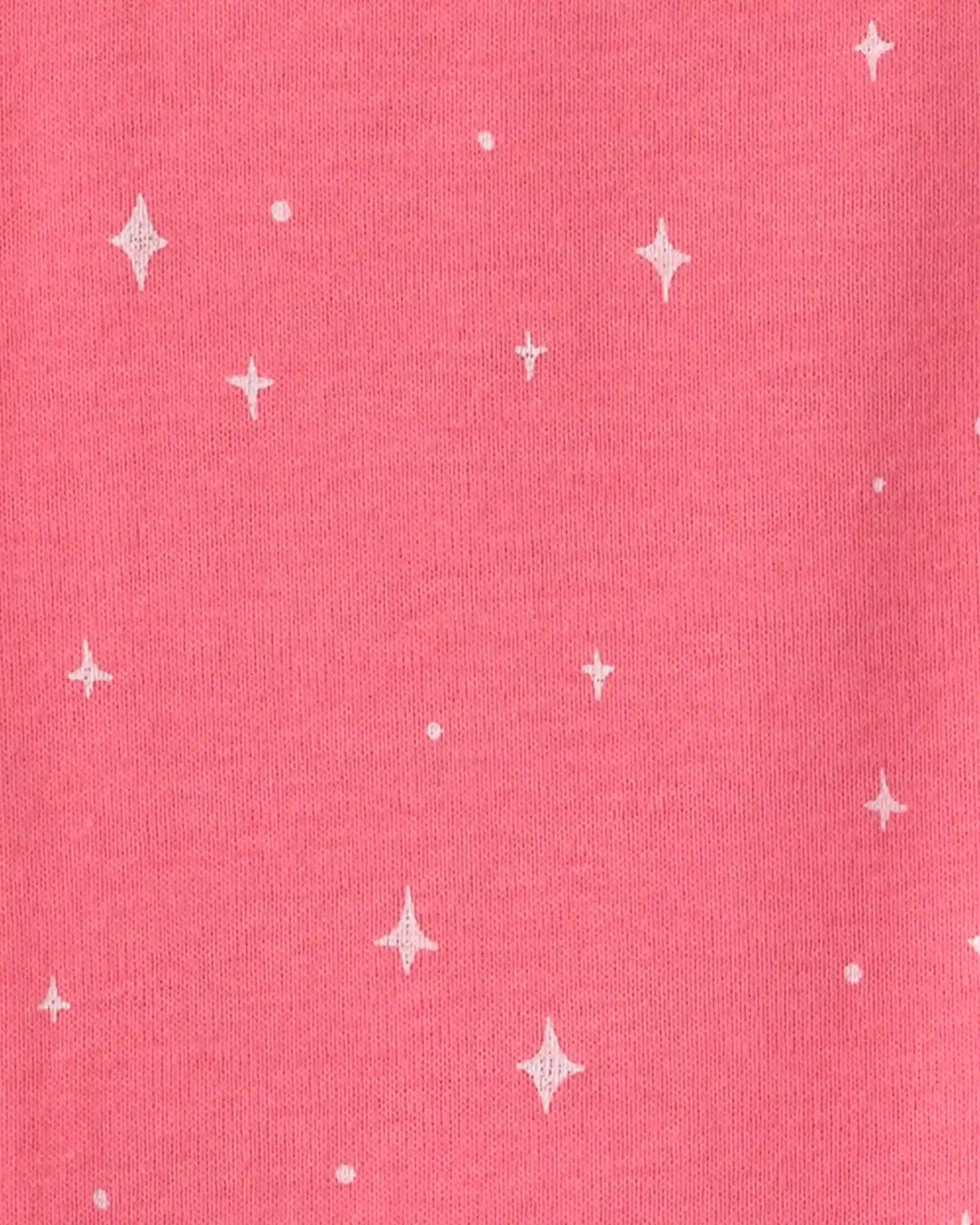 Baby Girl 4-Piece Unicorn 100% Cotton Snug Fit Pajama Set - Coral/Pink
