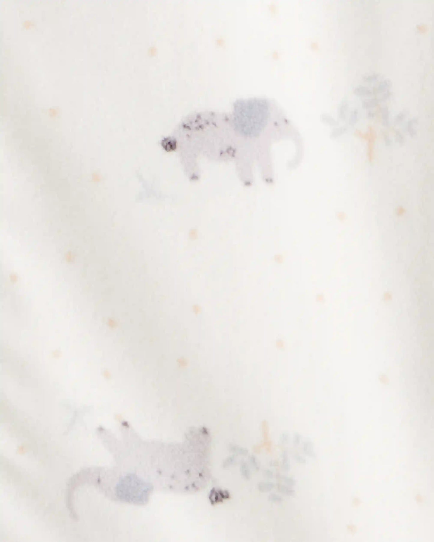 Baby Boy Elephant Fleece Sleep Bag - Cream