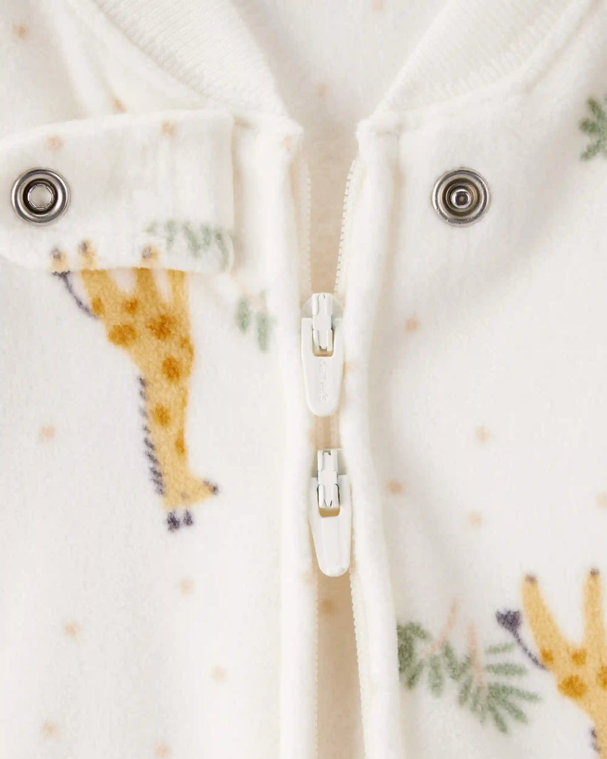 Baby Giraffe Fleece Sleep Bag - Cream