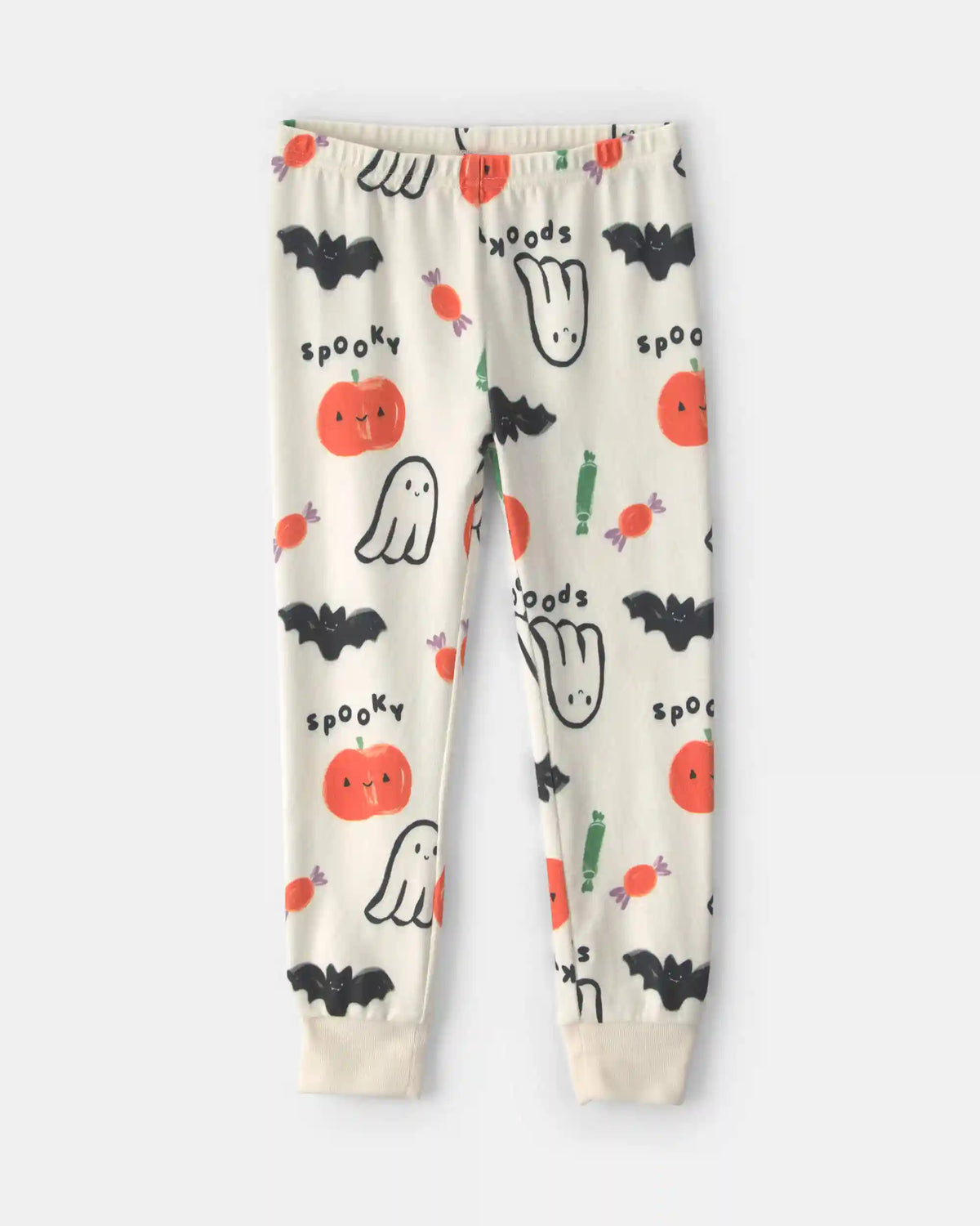 Baby Halloween Print 2-Piece Pajama Set - Cream