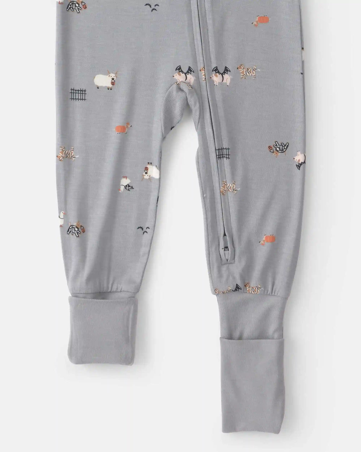 Baby 1-Piece Halloween PurelySoft™ Snug Fit Pajama - Grey