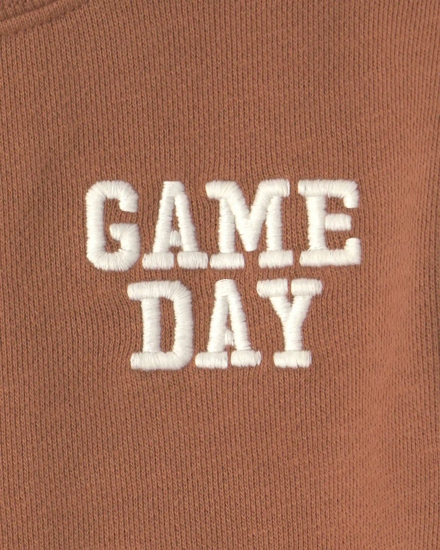 Baby Organic Cotton 'Game Day' French Terry Graphic Bubble