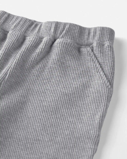 Baby Boy 2-Piece Organic Cotton Waffle Knit Top & Pant Set