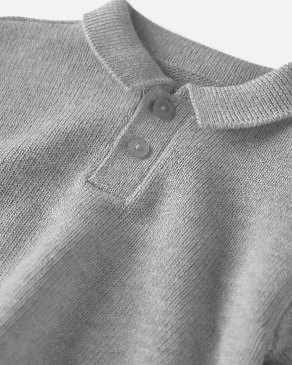 Baby Boy Organic Cotton Sweater Knit Polo