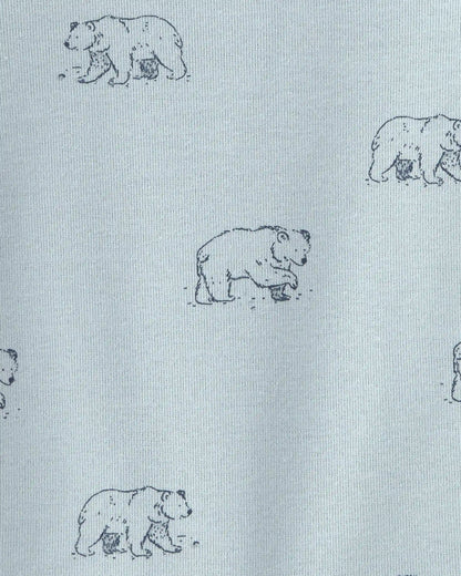 Baby 2-Piece Organic Cotton Pajamas in Winter Bears