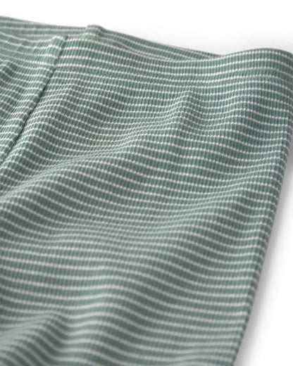Baby 2-Piece Organic Cotton Ribbed Pajamas in Stripes