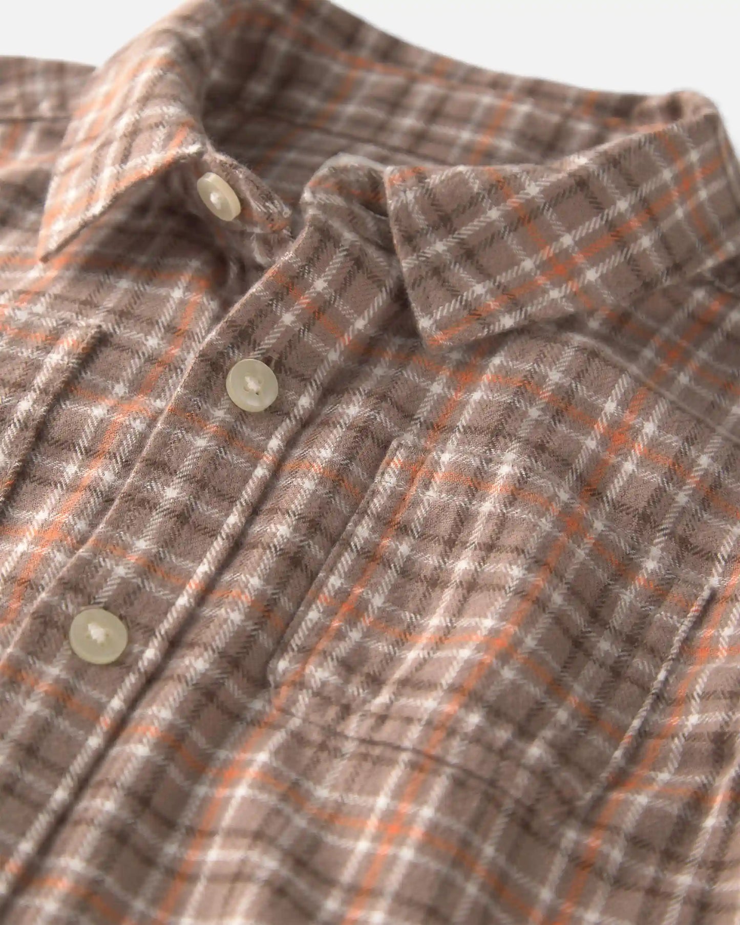 Baby Boy Organic Cotton Flannel Button-Down Shirt