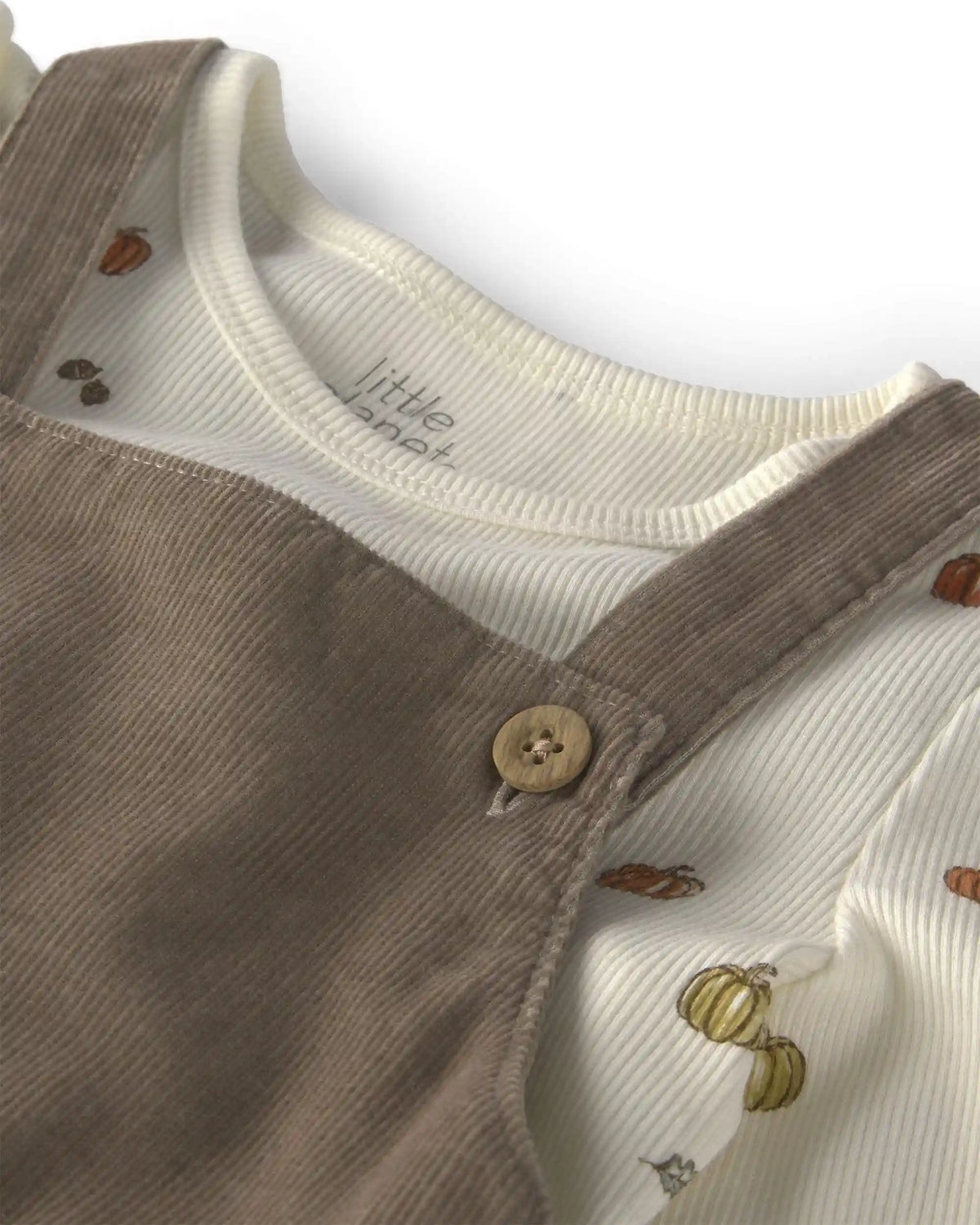 Baby Girl 2-Piece Organic Cotton Corduroy Jumper Set