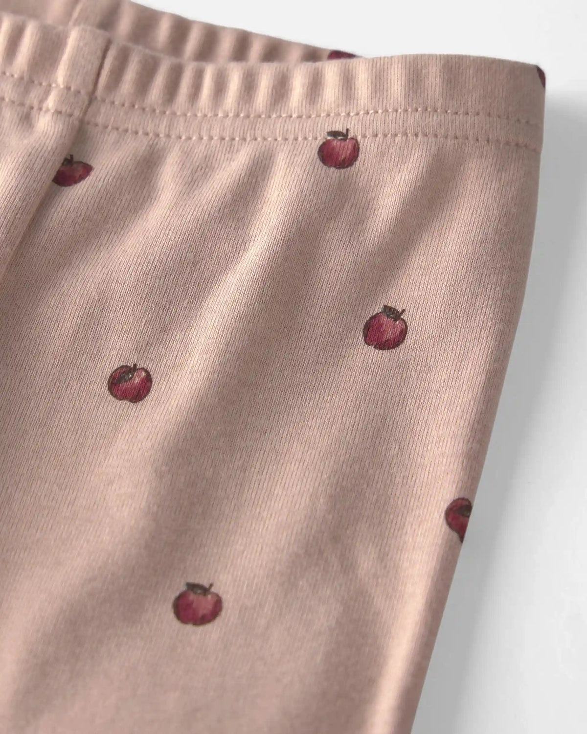 Baby Girl 2-Piece Organic Cotton Pajamas in Apples