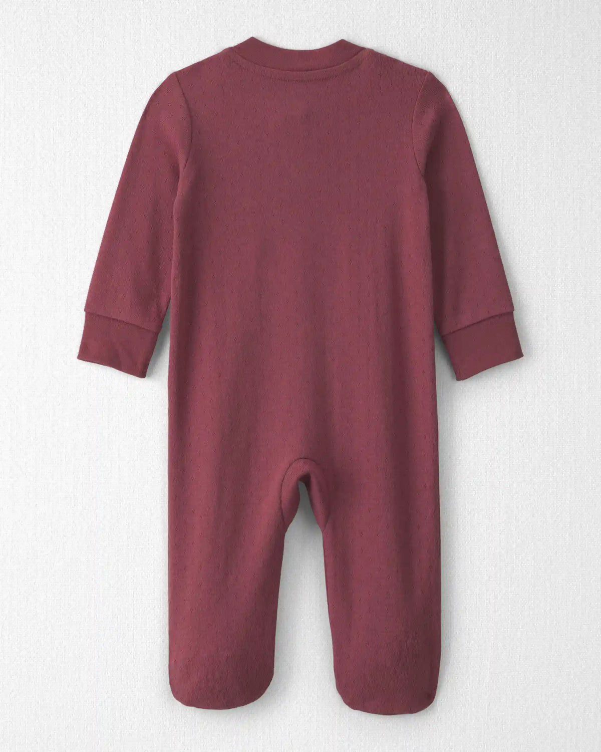 Baby Girl Organic Cotton Pointelle Sleep & Play Pajamas