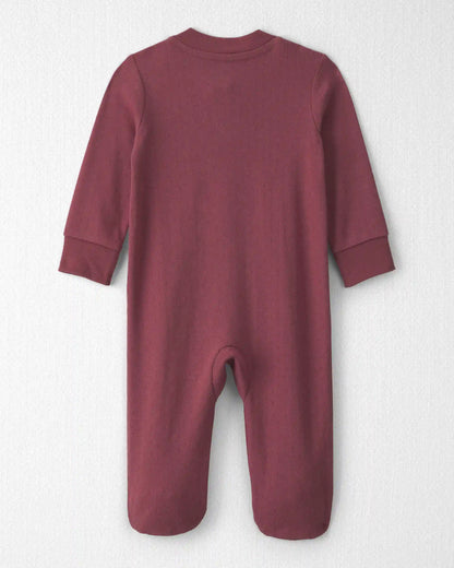 Baby Girl Organic Cotton Pointelle Sleep & Play Pajamas