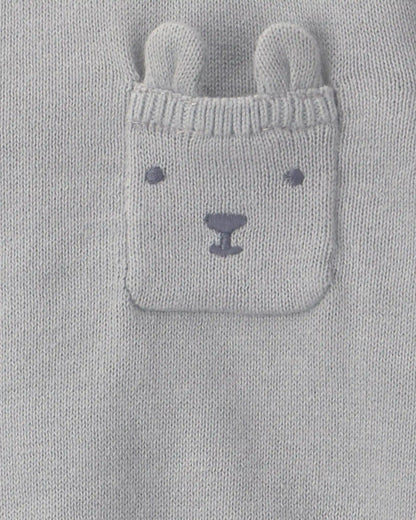 Baby 2-Piece Organic Cotton Sweater Knit Top & Pant Set