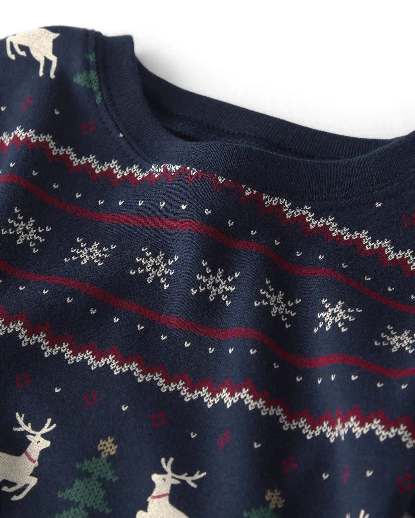 Baby 2-Piece Organic Cotton Fair Isle Pajamas