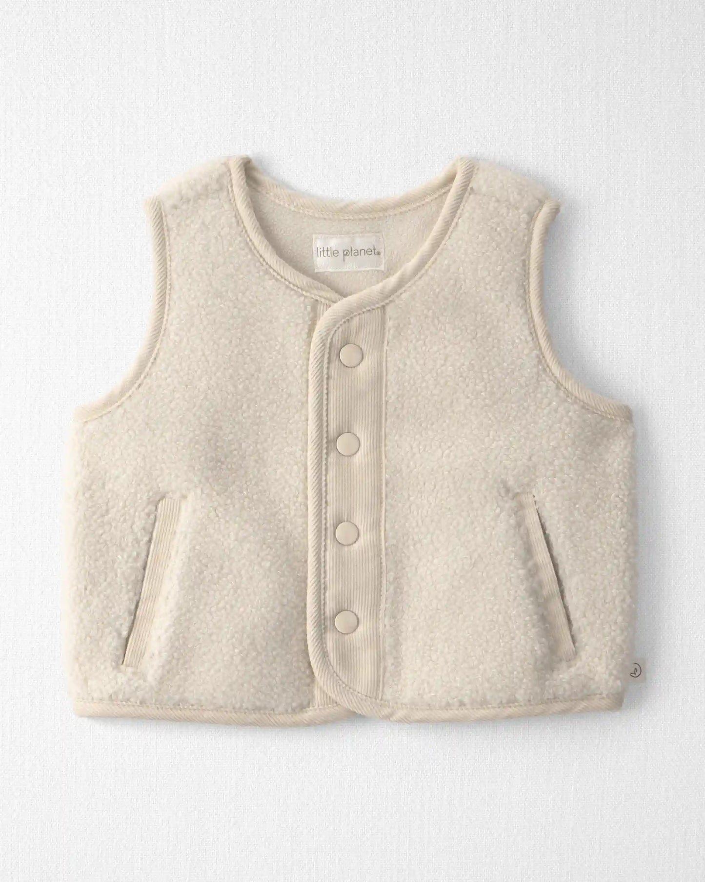 Baby Recycled Teddy Fleece Vest