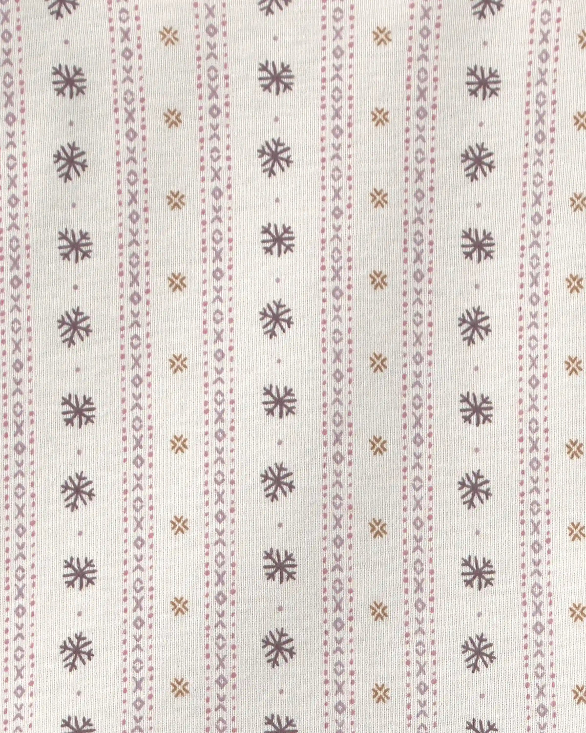 Baby Girl 2-Piece Organic Cotton Pajamas in Snowflakes