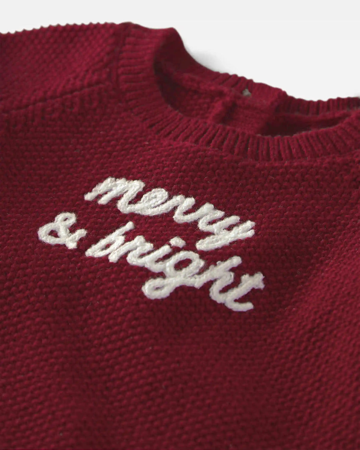 Baby Organic Cotton 'Merry & Bright' Sweater Knit Jumpsuit