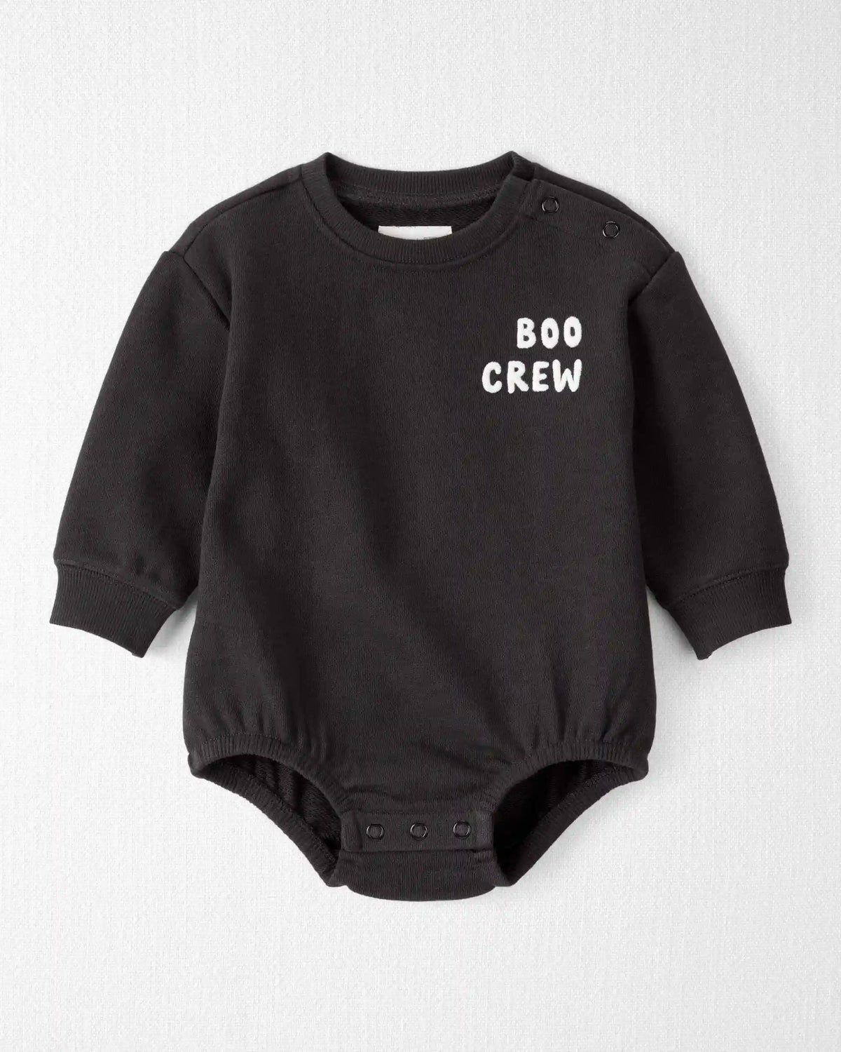 Baby Organic Cotton 'Boo Crew' French Terry Bubble
