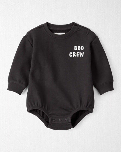 Baby Organic Cotton 'Boo Crew' French Terry Bubble