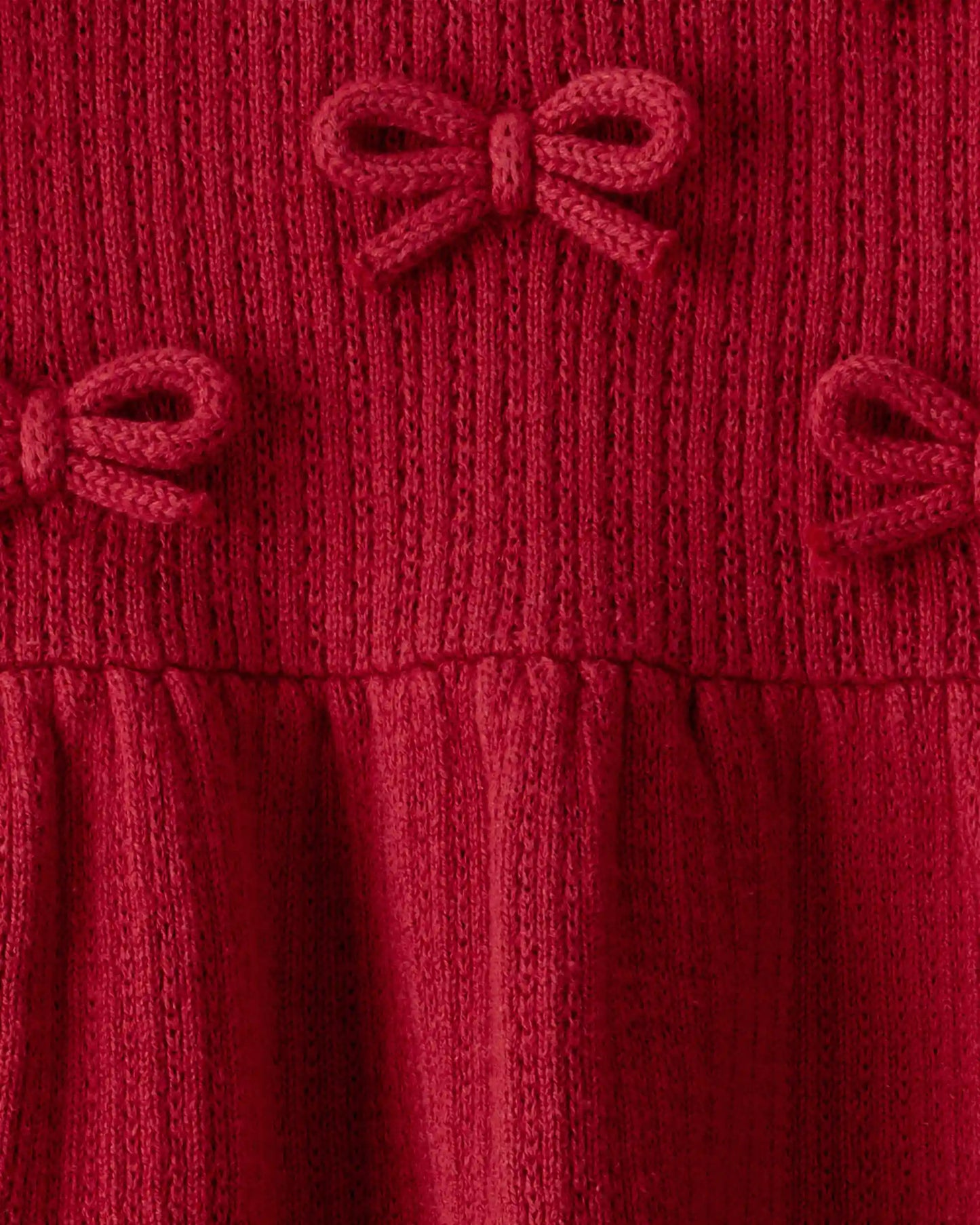 Baby Girl Organic Cotton Sweater Knit Dress