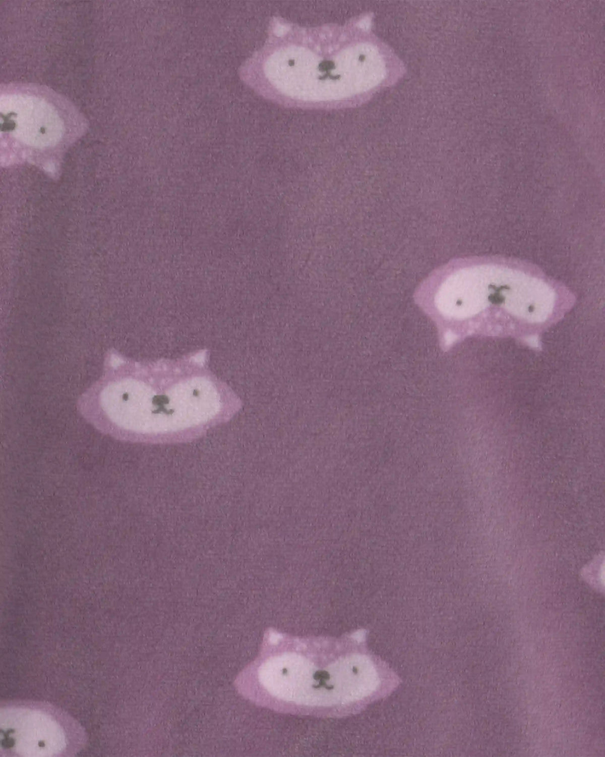 Baby Girl 3-Piece Fox Long-Sleeve Top & Pant Set - Purple