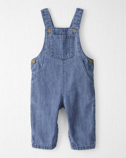 Baby Organic Cotton Denim Overalls