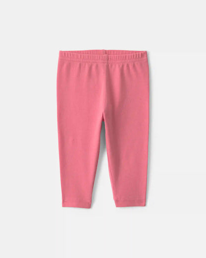 Baby Girl 3-Piece Color Block Teddy Fleece Layering Set - Pink