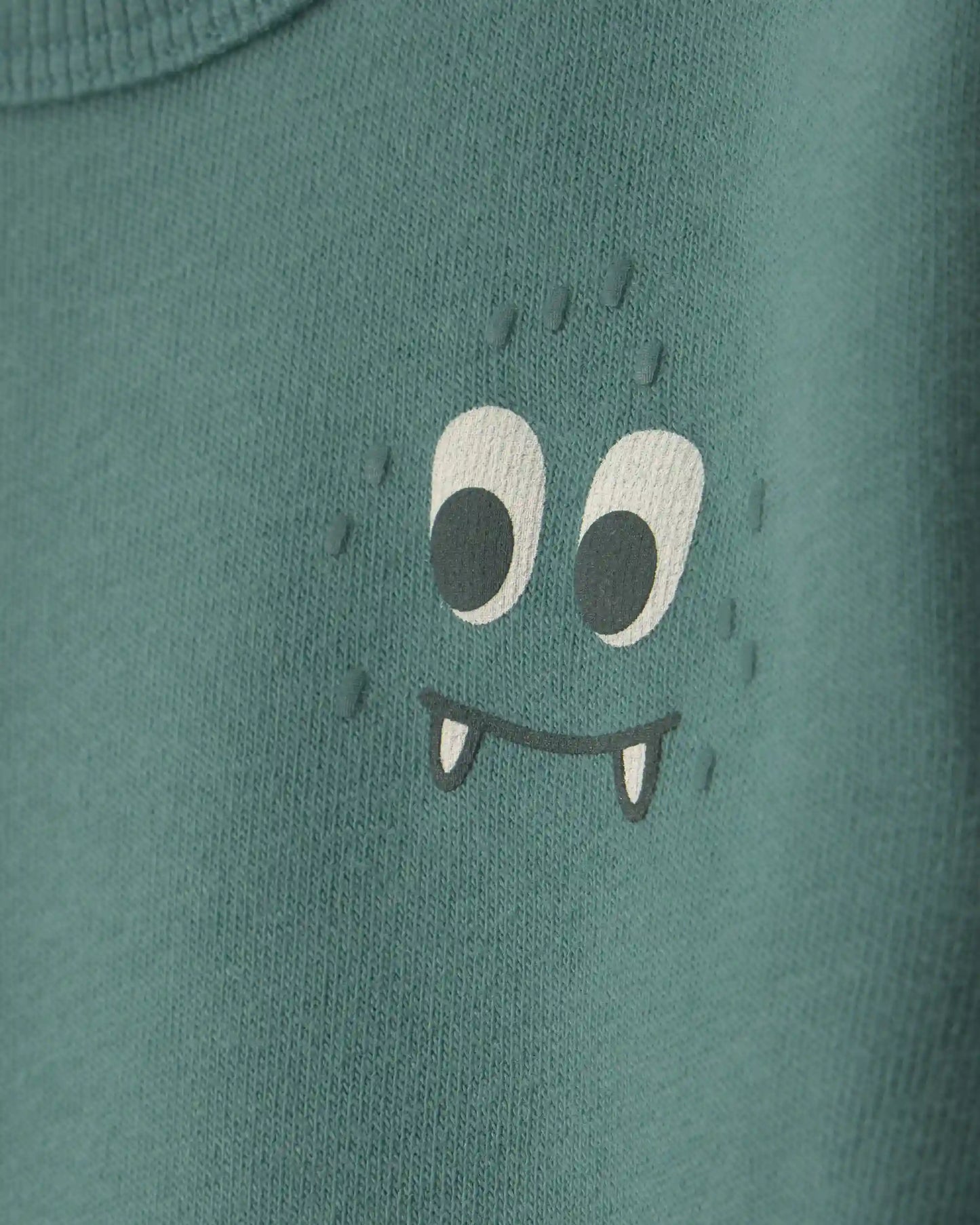Baby Boy Monster Fleece Pullover Sweatshirt - Green