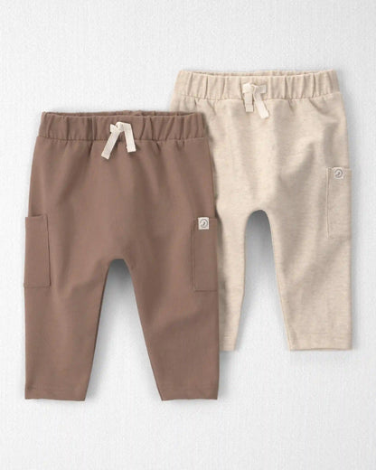 Baby 2-Pack Organic Cotton French Terry Joggers
