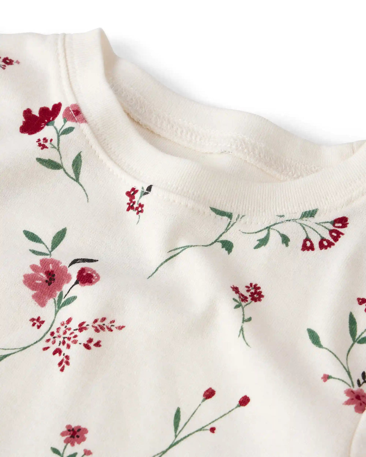 Baby Girl 2-Piece Organic Cotton Pajamas in Rosethorn Hollow