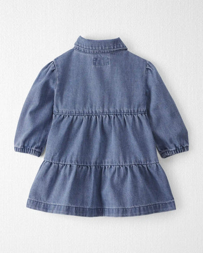 Baby Girl Organic Cotton Denim Dress