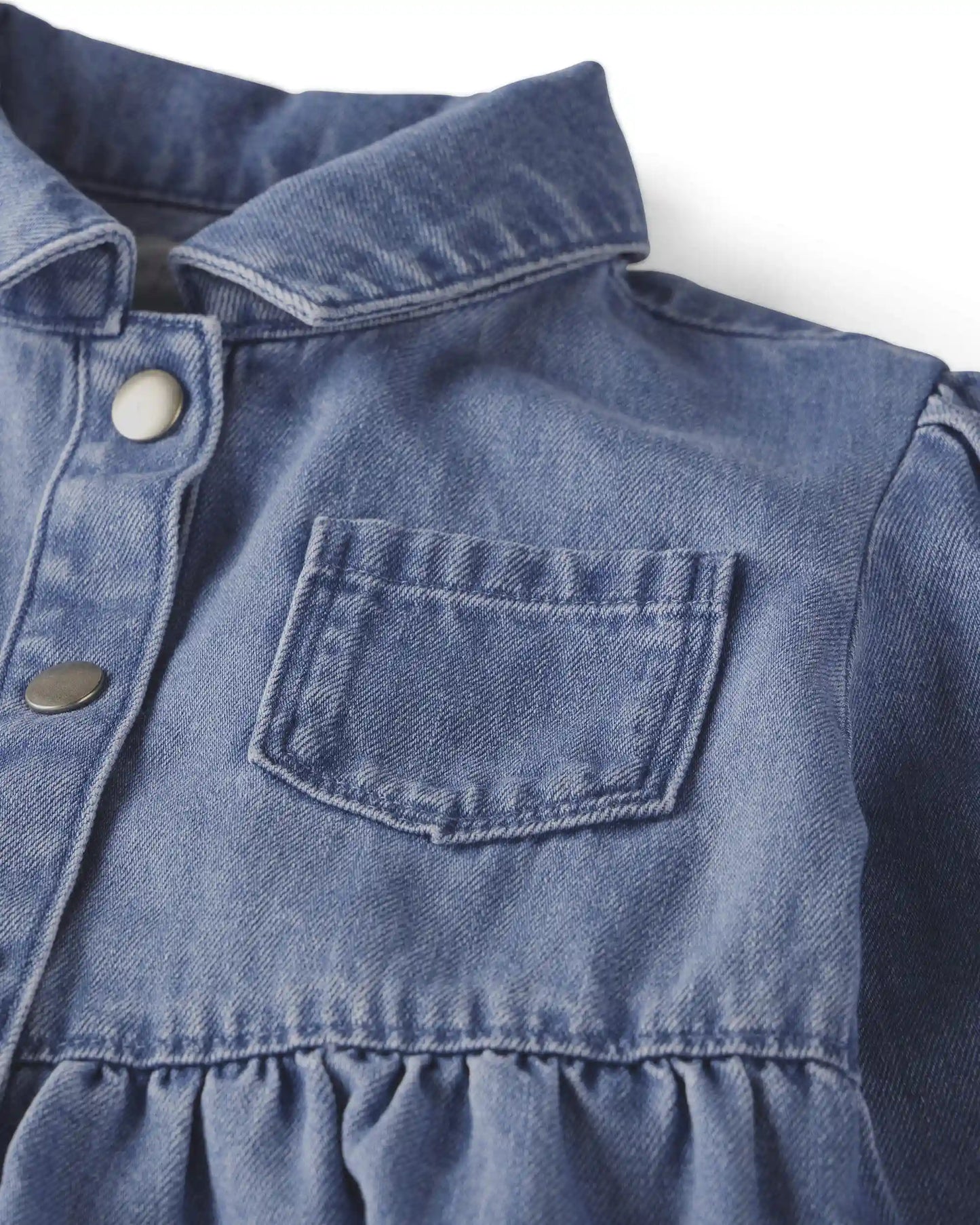 Baby Girl Organic Cotton Denim Dress