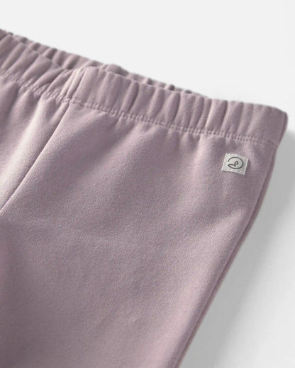 Baby Girl 2-Pack Recycled Fleece Leggings Made with Organic Cotton