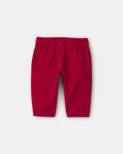 Baby Barrel Pants - Red