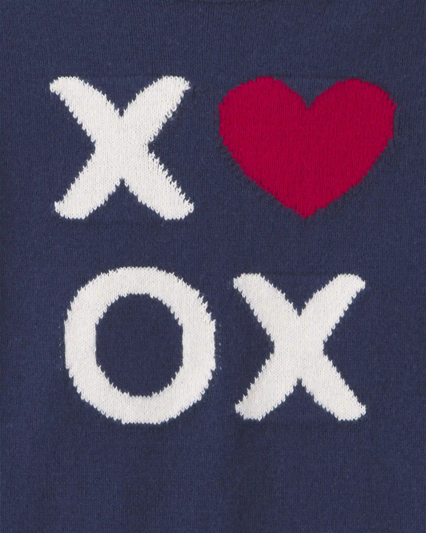 Baby Boy 2-Piece Heart 'XOXO' Valentine's Day Long-Sleeve Top & Pant Set - Navy Blue