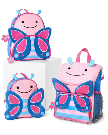 Zoo Mini Backpack With Safety Harness - Butterfly