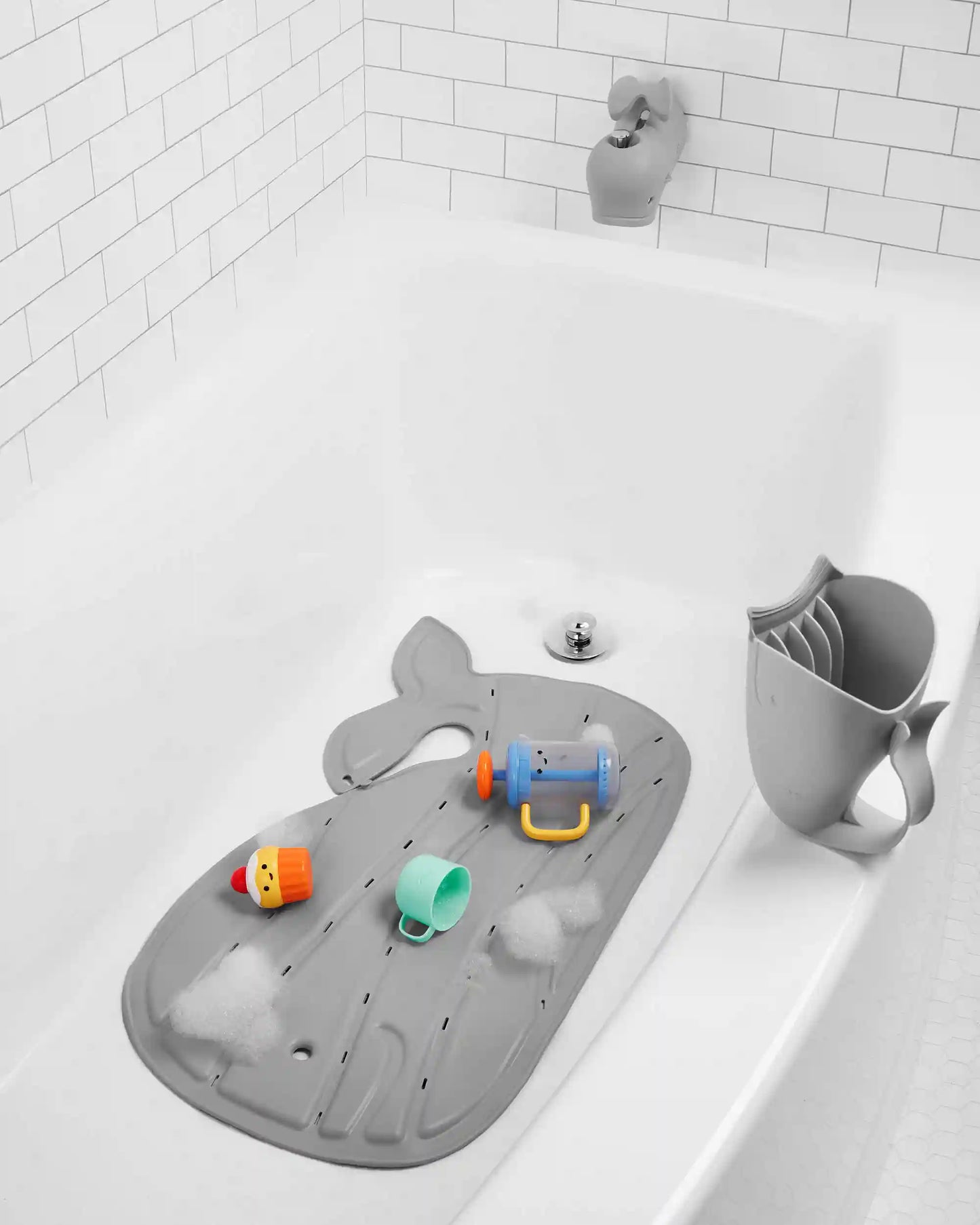 Moby® Bath Mat - Grey