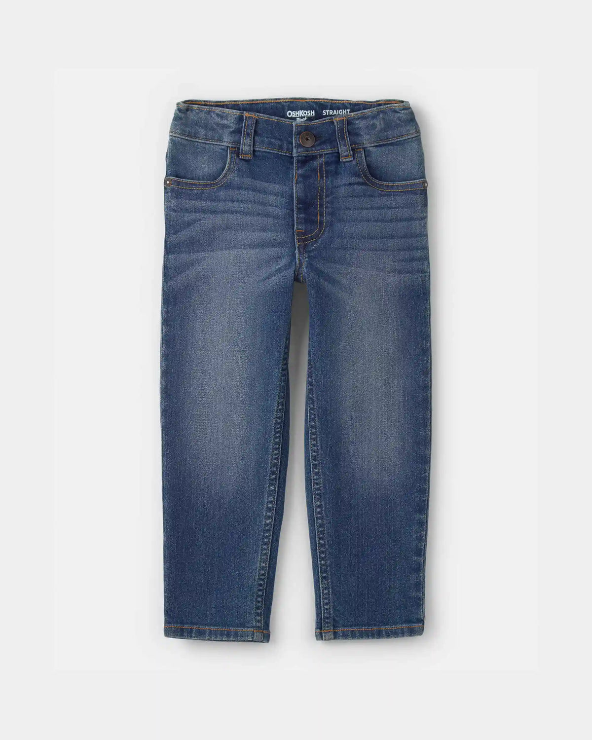 Toddler Neutral Dark Wash Straight-Leg Jeans
